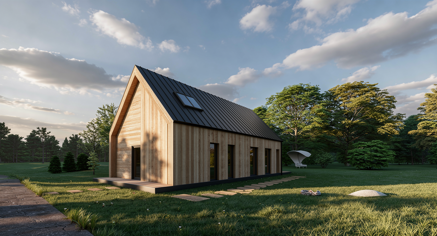 Projekt domu jednorodzinnego pod miastem