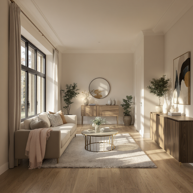 Projekt wnętrza kamienicy w Łodzi