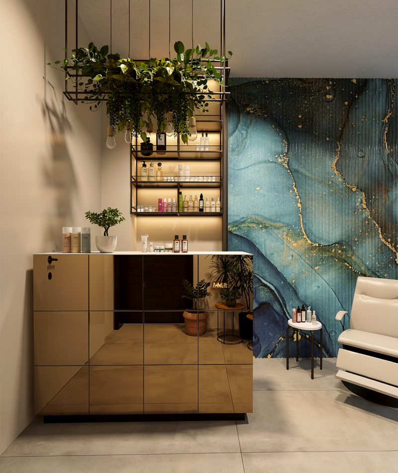 Projekt salonu kosmetycznego w Piotrkowie Trybunalskim