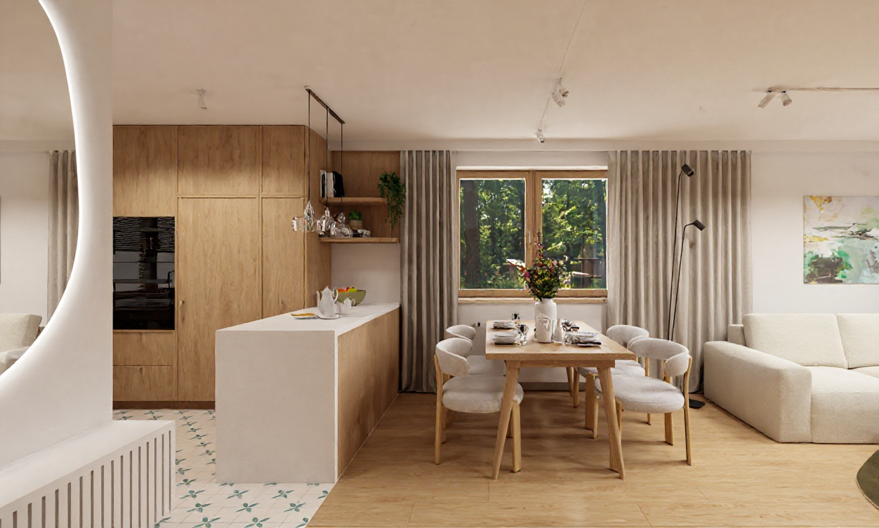 Projekt wnętrza domu, Wawer, Warszawa