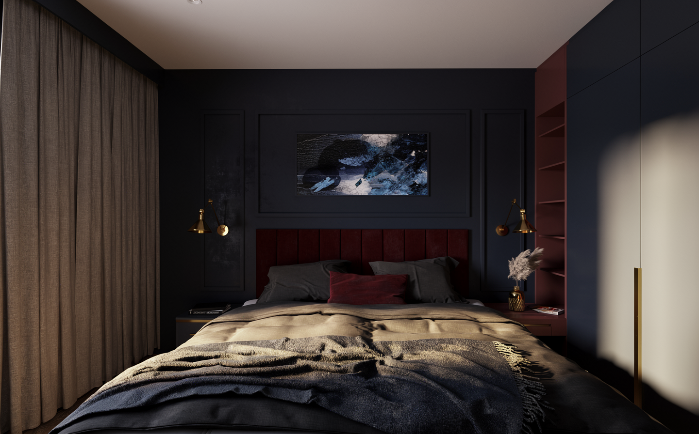 Projekt wnętrza mieszkania pod Warszawą